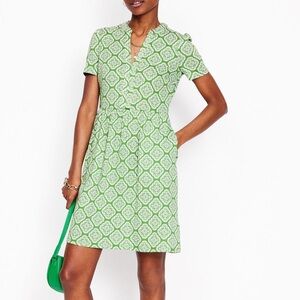 NWT Boden Naomi Short Sleeve paradise green botanic blush size 2R